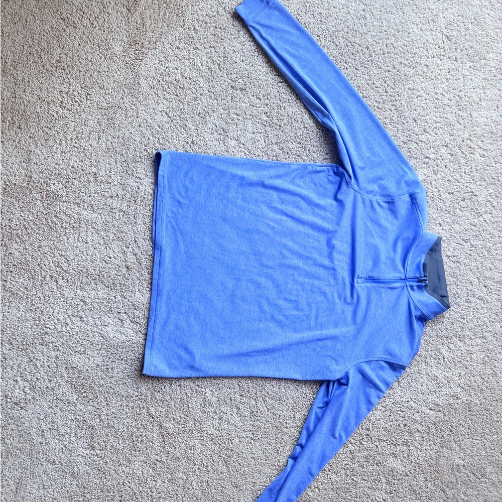 Under Armour Mens Blue Fitted Polo sweater